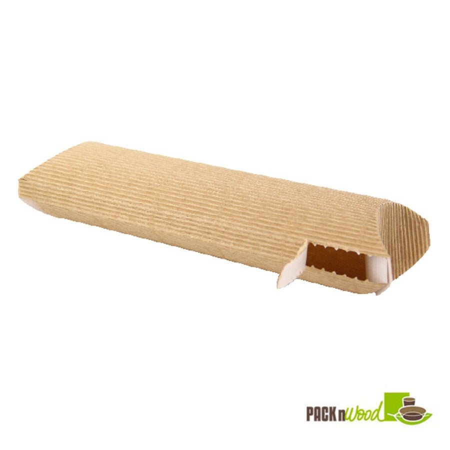 Boxes, Hot Sandwich, 9.4 x 3.9 x 2.3 Inch, Molded Fiber, Kraft,1 - 450 COUNT