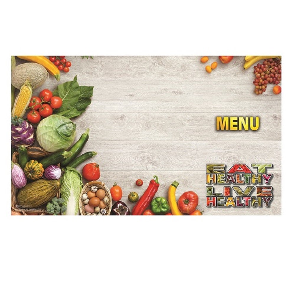 Menus, 8.5 x 14 Inch, Paper, Healthy, White,1 - 500 COUNT