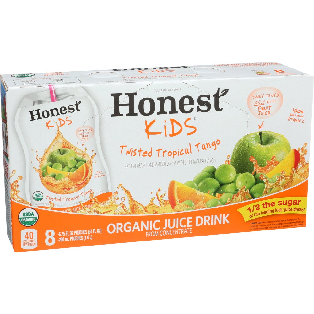 Juice Pouch, Tropical Tango, Organic, from Concentrate, 6.75 Fluid Ounce,4 - 8 COUNT