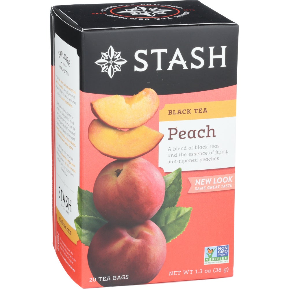Tea, Peach, Individually Wrapped with String,6 - 20 COUNT