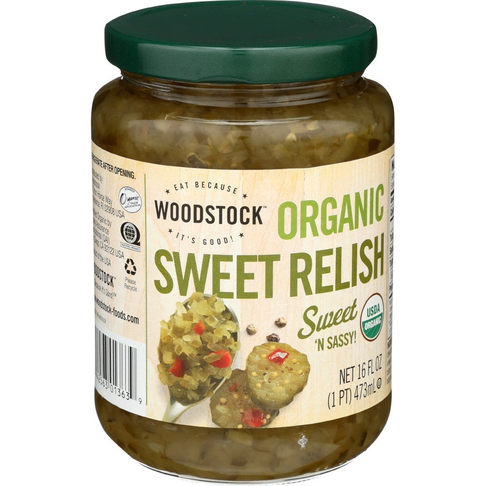 Relish, Sweet Pickle, Organic,12 - 16 FLUID