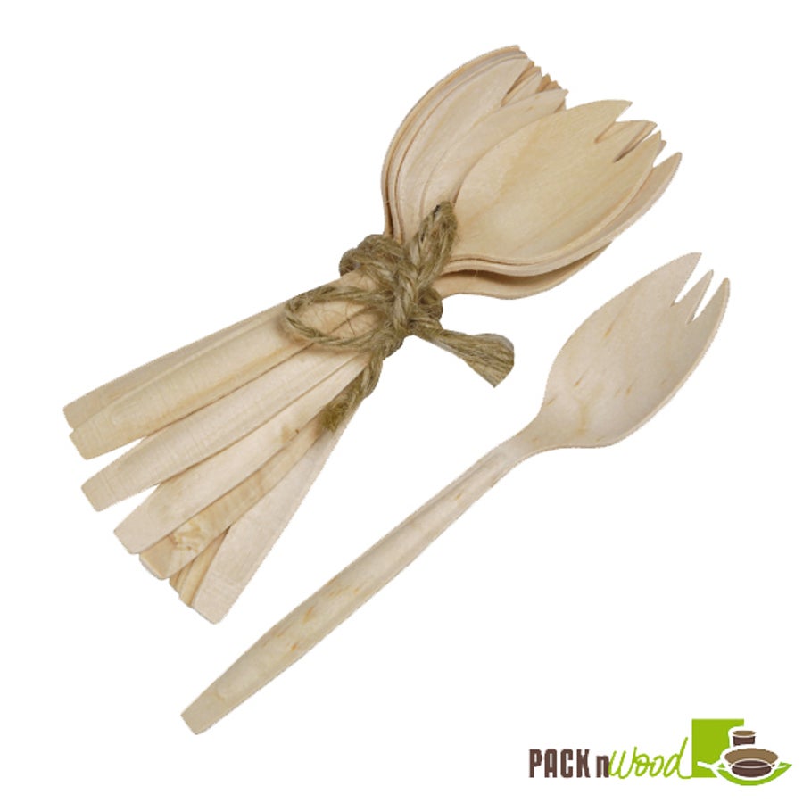 Sporks, Wooden, 5.7 Inch,8 - 250 COUNT