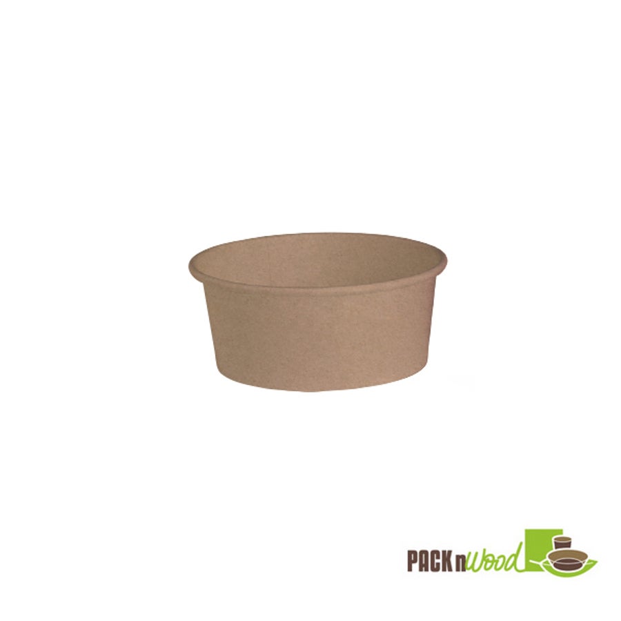 Buckets, 5.7 x 5 x 2.4 Inch 24 Ounce, Paper, Kraft, Round,8 - 45 COUNT