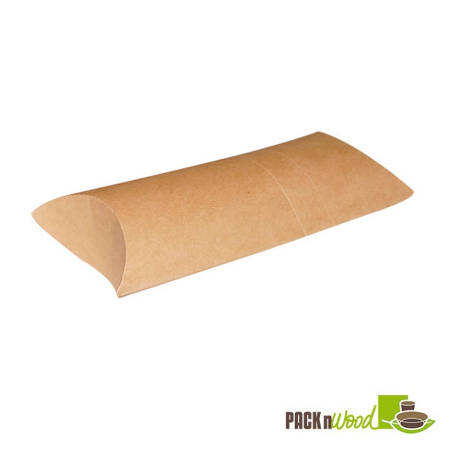 Containers, Crepe, 6.3 x 4.25 x 1.75 Inch, Paper, Kraft, with Tear Off,6 - 100 COUNT