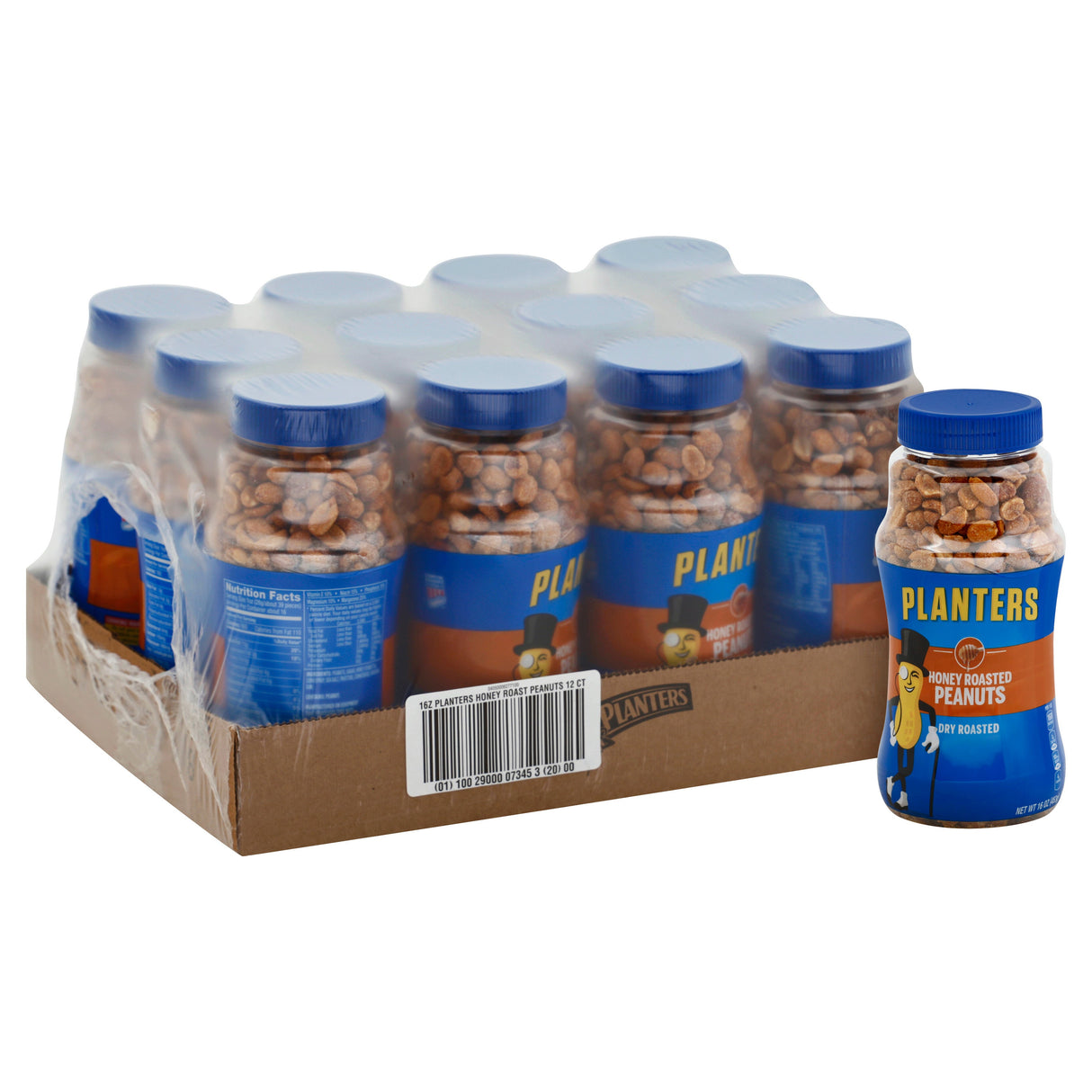 Peanuts, Honey Dry Roasted,12 - 453 Gram Avg