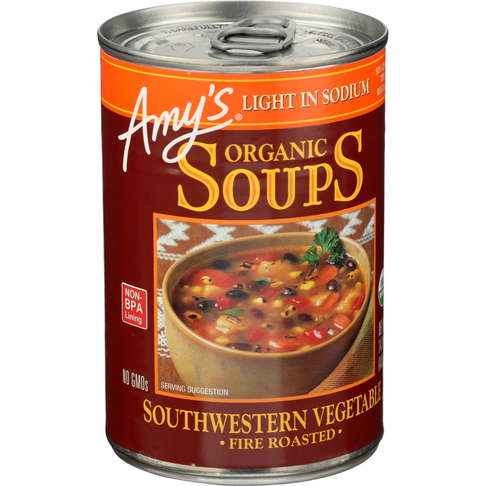 Soup, Southwestern Vegetable, Fire-Roasted, Organic, Canned,12 - 14.3 OUNCE
