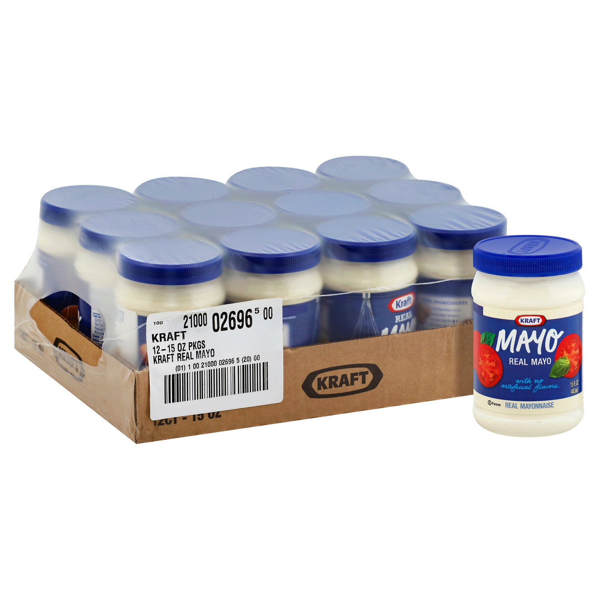 Mayonnaise, Real, Shelf-Stable,12 - 15 OUNCE