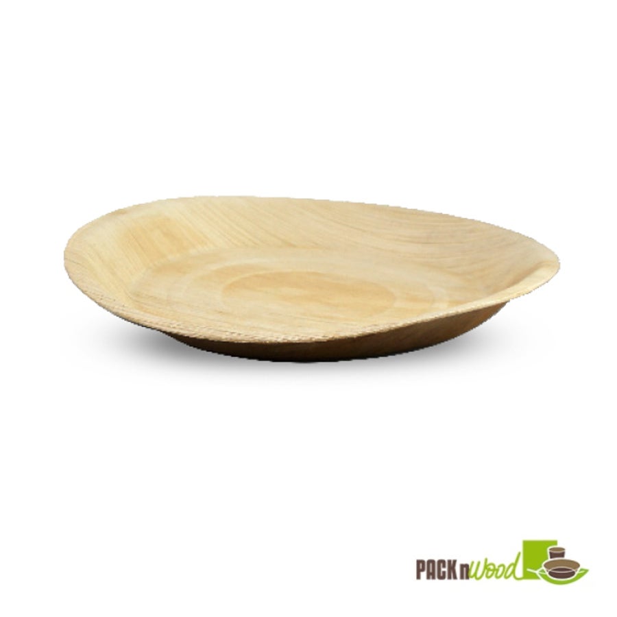Plates, Food, 10 Inch, Palm Leaf, Round,4 - 25 COUNT