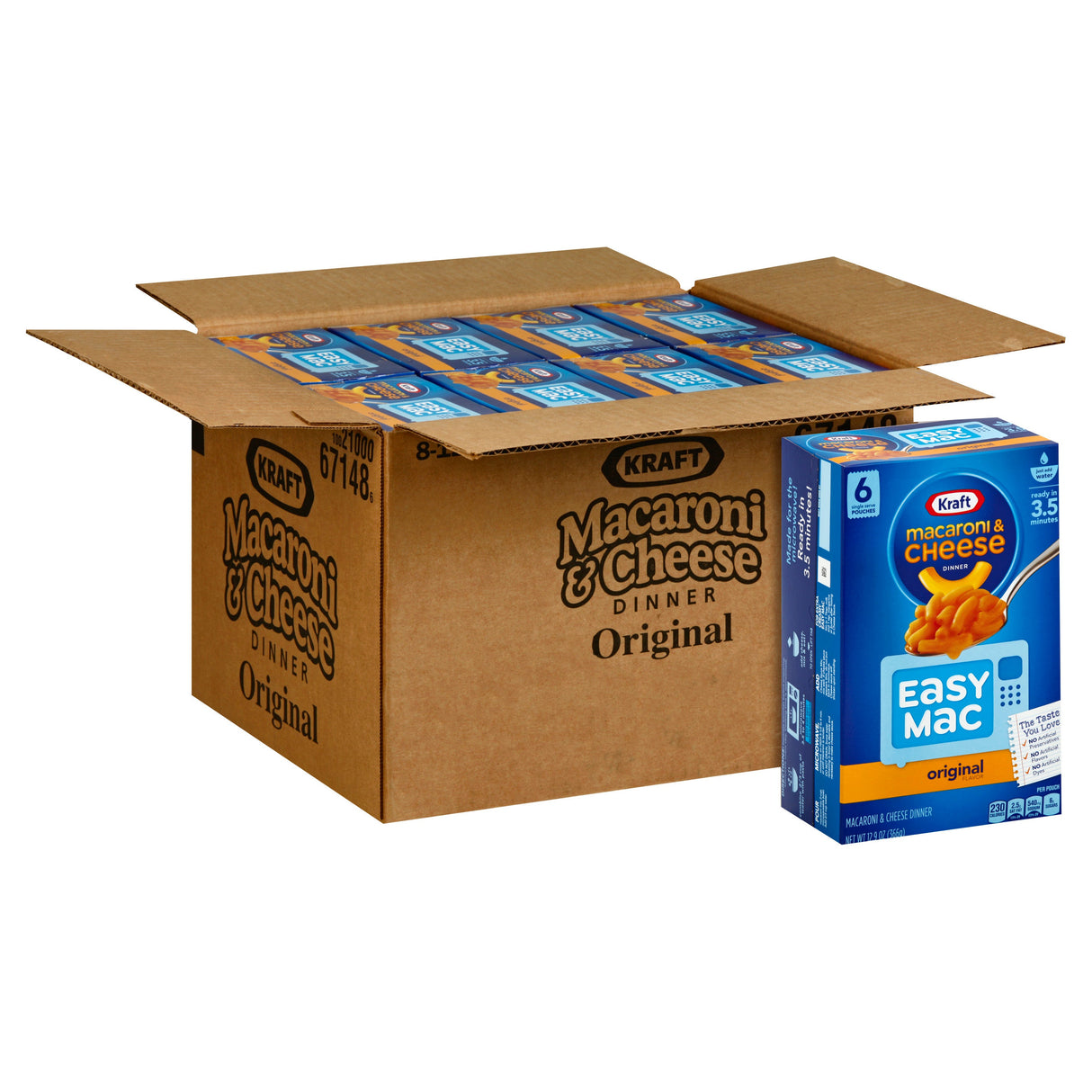 Entree, Macaroni & Cheese, Easy Mac, Original Cheddar, Shelf-Stable,8 - 12.9 OUNCE