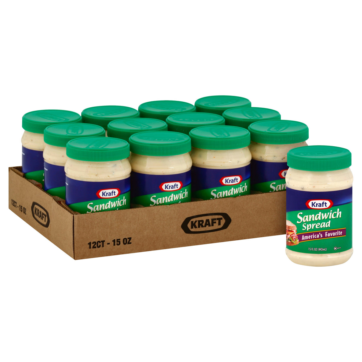 Spread, Sandwich, Shelf-Stable,12 - 15 OUNCE