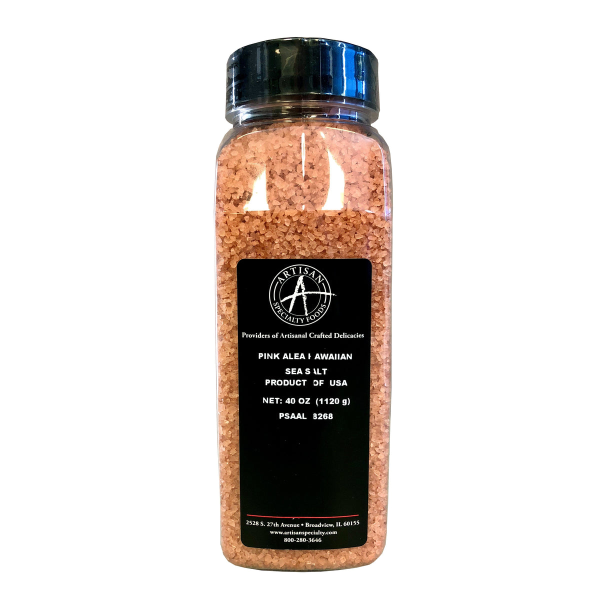 Salt, Sea, Coarse Ground, Hawaiian Pink,1 - 40 OUNCE