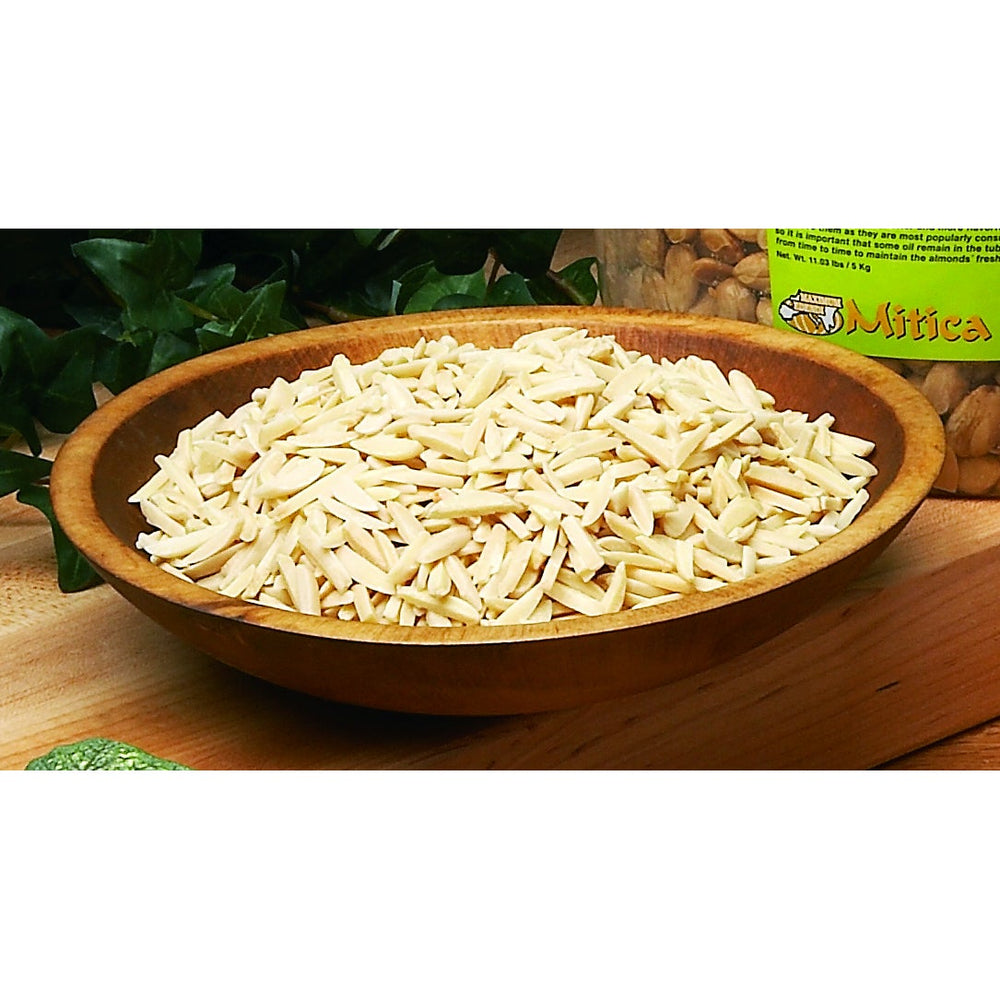 Almonds, Blanched, Slivered, Unsalted, Shelled,1 - 5 POUND
