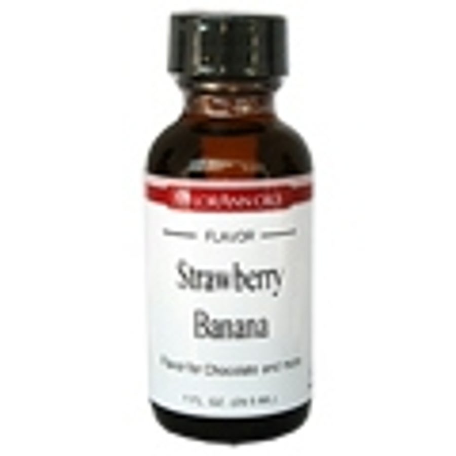 Flavoring, Strawberry Banana, Chocolate Soluble, Oil,1 - 16 OUNCE