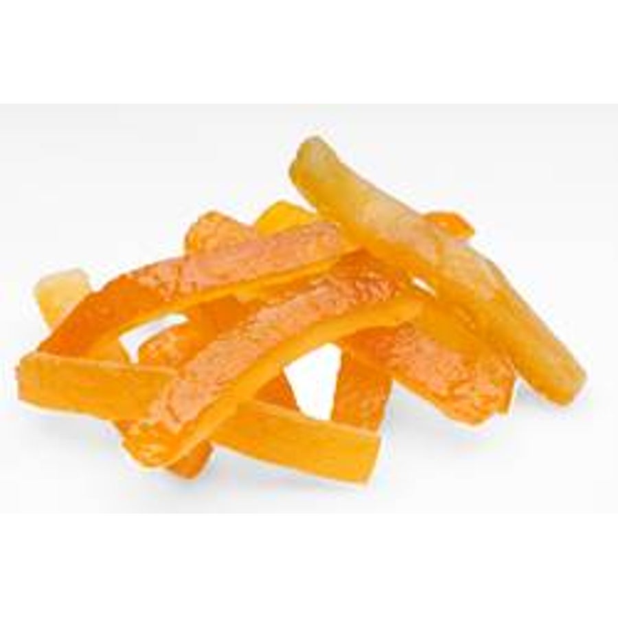 Topping, Orange Peel, Candied, Sliced,1 - 2 POUND