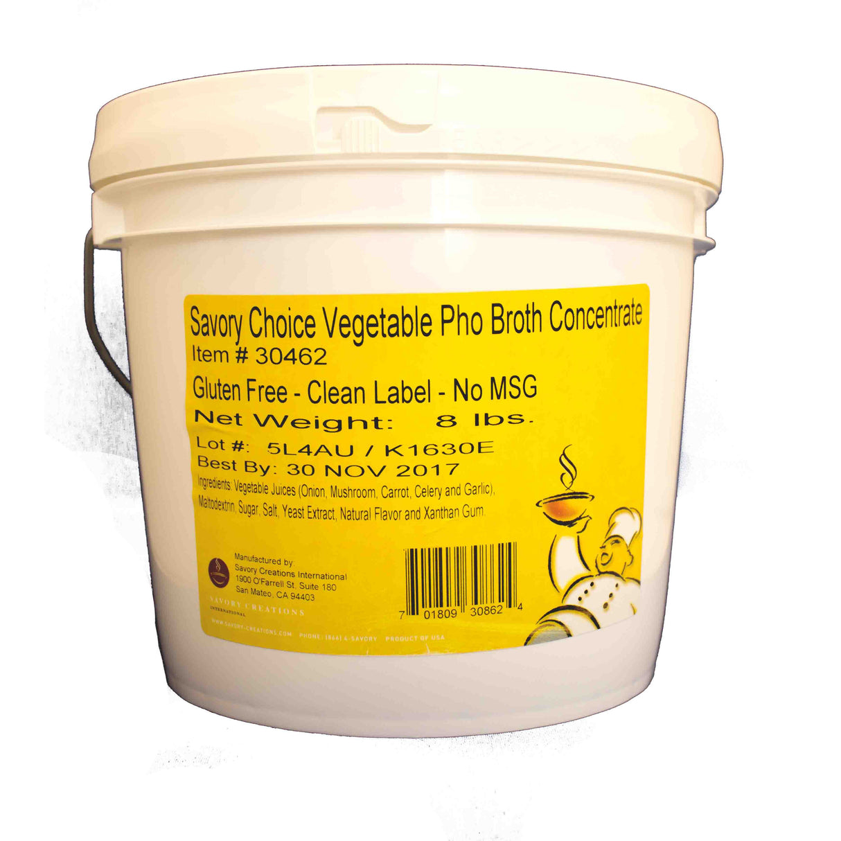 Broth, Vegetable, Pho, Concentrate,1 - 8 POUND