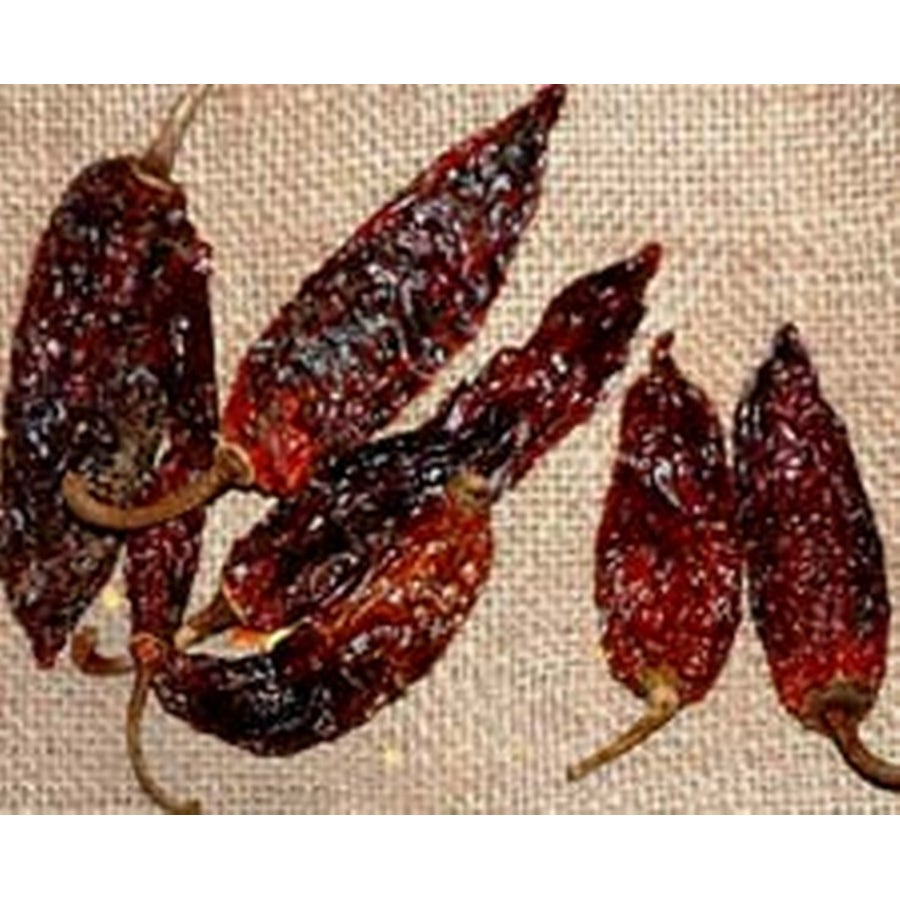 Peppers, Pasilla De Oaxaca Chili, Whole, Dried, Bulk,1 - 10 POUND