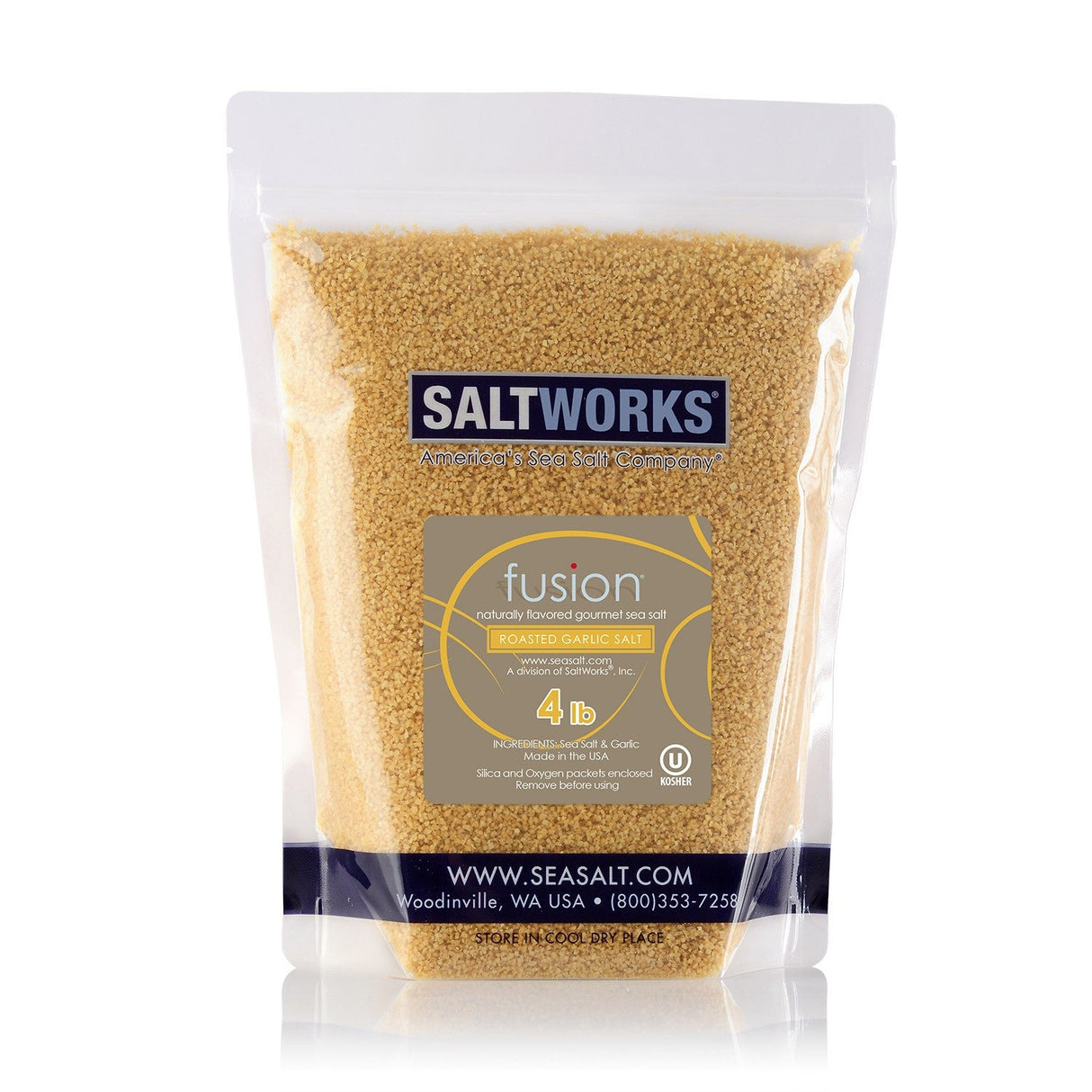 Salt, Sea, Roasted Garlic,1 - 4 POUND