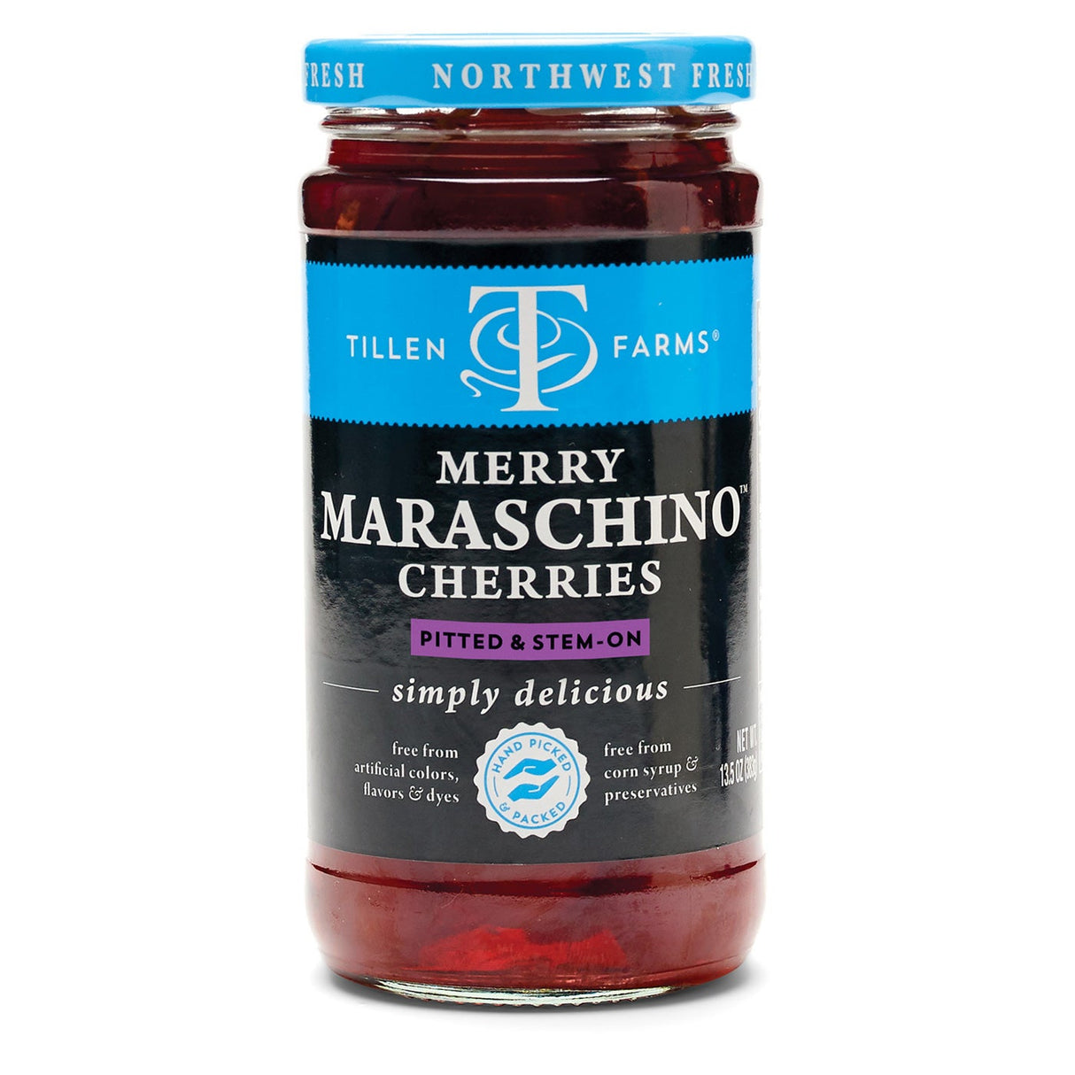 Cherries, Maraschino, Whole, Pitted with Stem,6 - 14 OUNCE