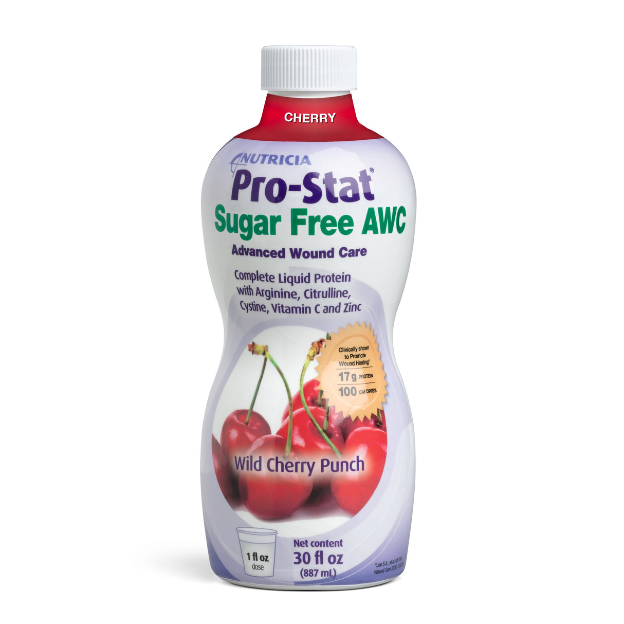 Supplement, Protein Drink, Sugar-Free, Wild Cherry Punch, Single-Serve, Shelf-Stable,4 - 30 OUNCE