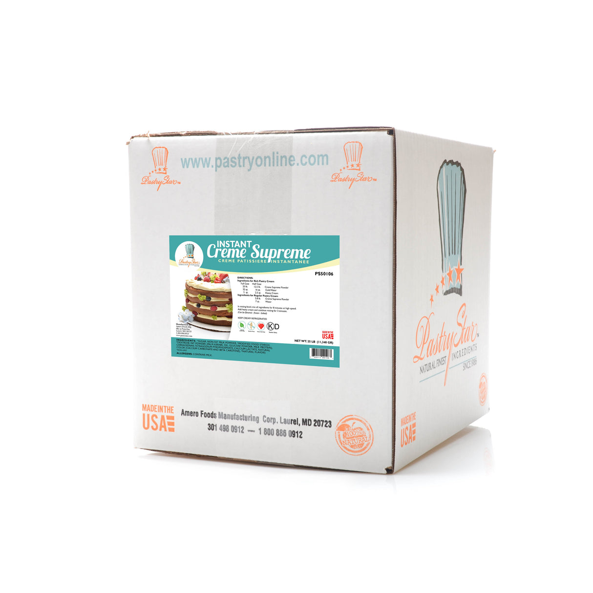 Mix, Pastry Creme, Instant,1 - 25 POUND