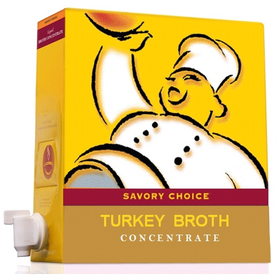 Broth, Turkey, Concentrate, Bag-In-Box,1 - 4 LITER