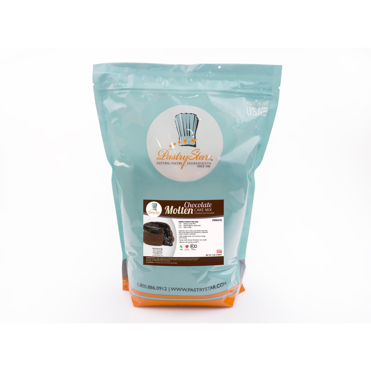 Mix, Cake, Chocolate Volcano,2 - 5 POUND