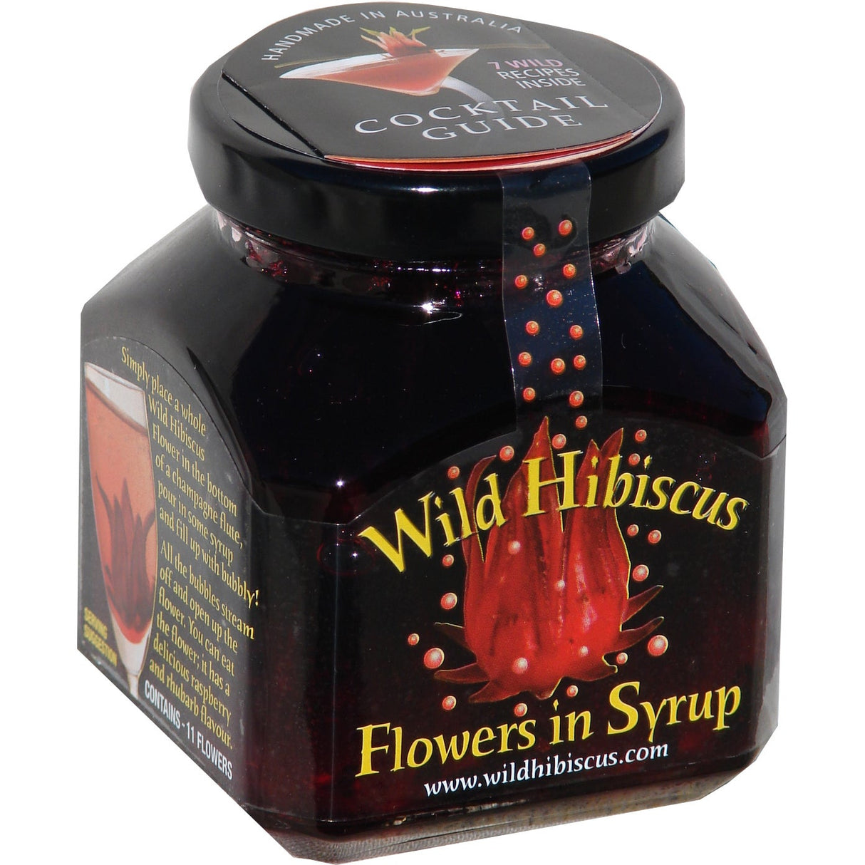 Flowers, Hibiscus, Whole, In Syrup,15 - 8.8 OUNCE