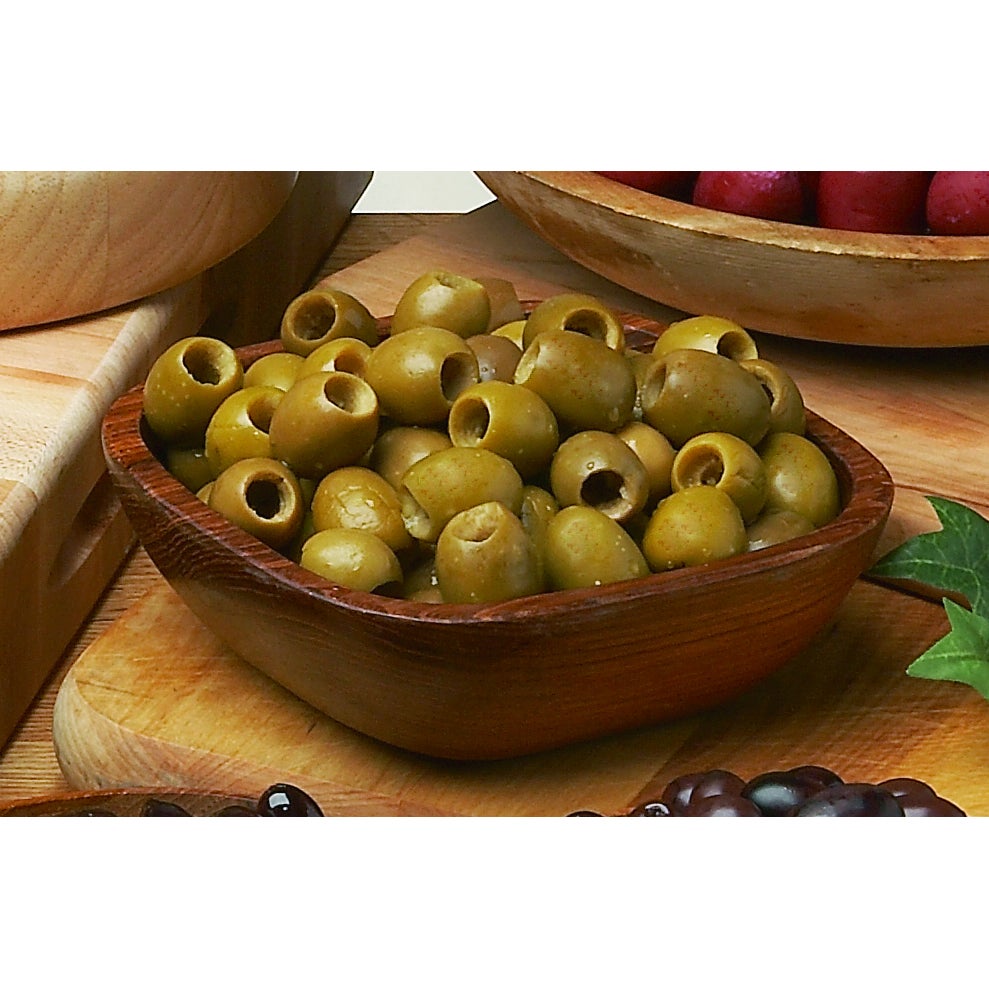Olives, Green Sicilian Style, Pitted,1 - 11 POUND