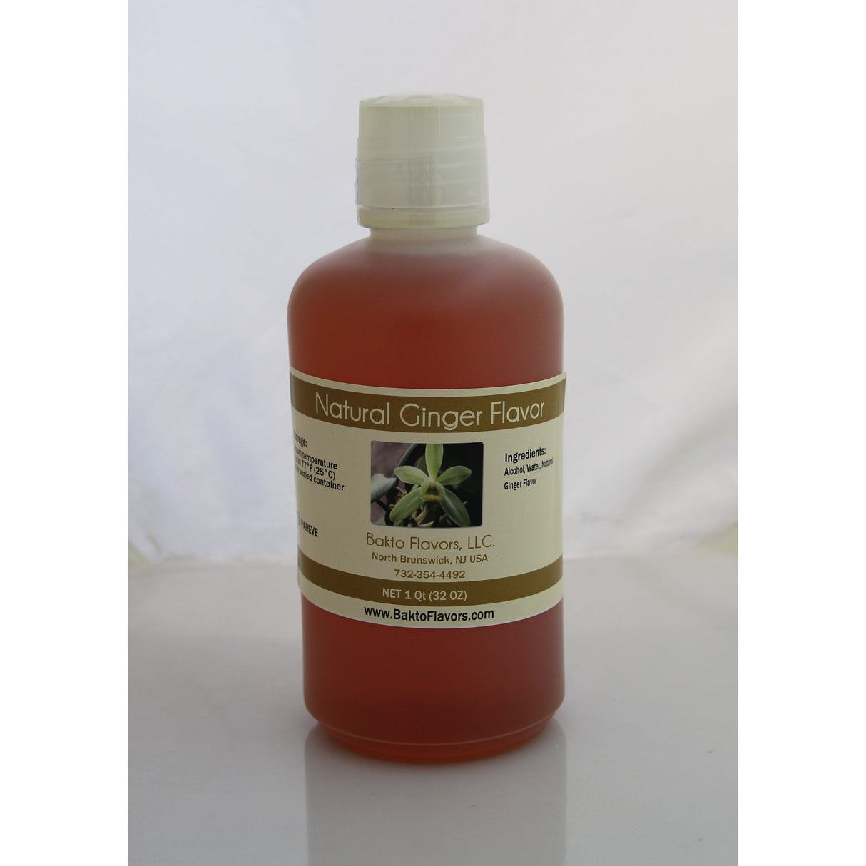 Flavoring, Ginger, Natural,1 - 1 QUART