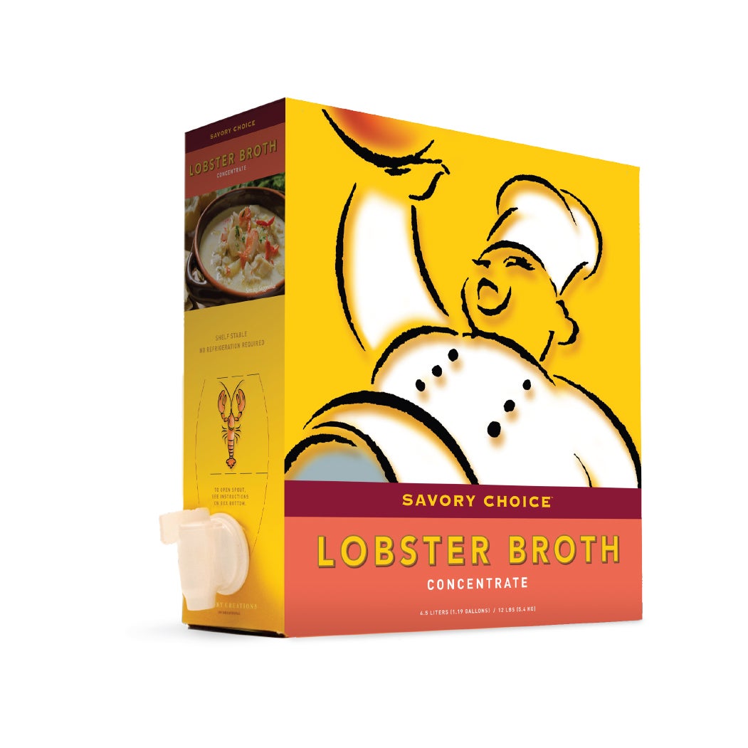 Broth, Lobster, Concentrate, Bag-In-Box,1 - 4 LITER