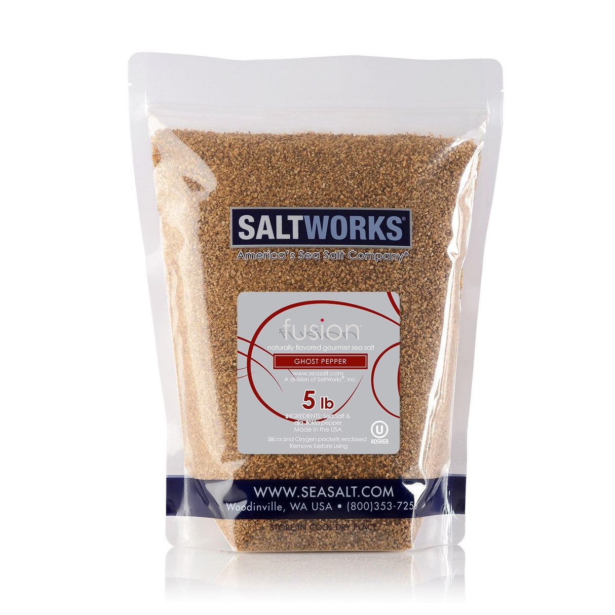 Salt, Sea, Ghost Pepper,1 - 5 POUND