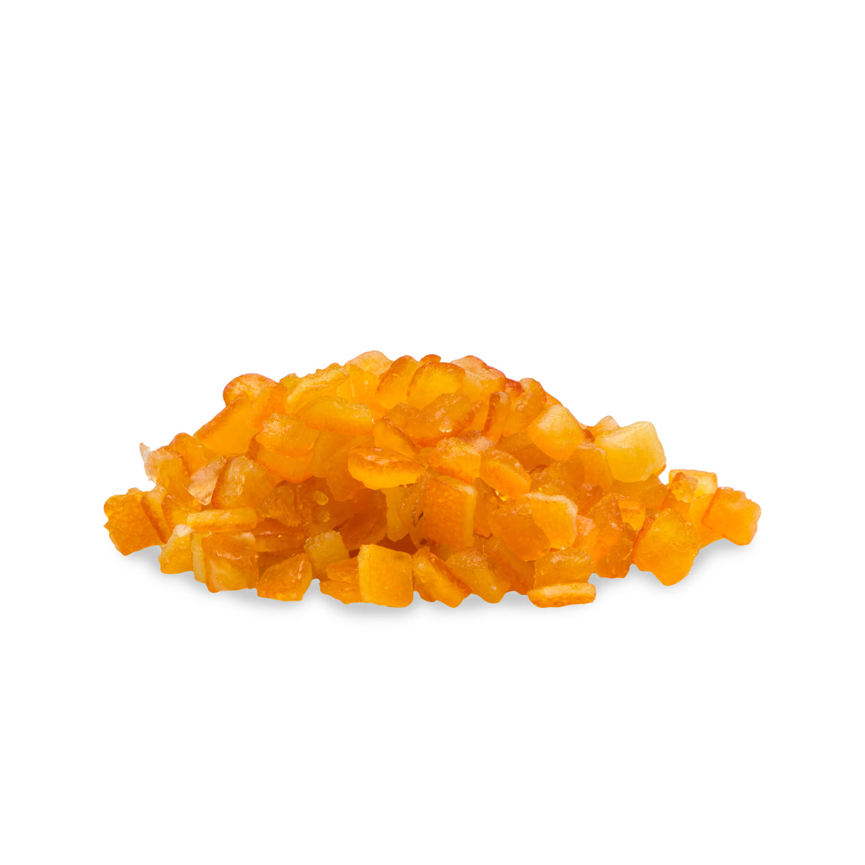 Topping, Orange Peel, Candied, Cubed,1 - 2 POUND