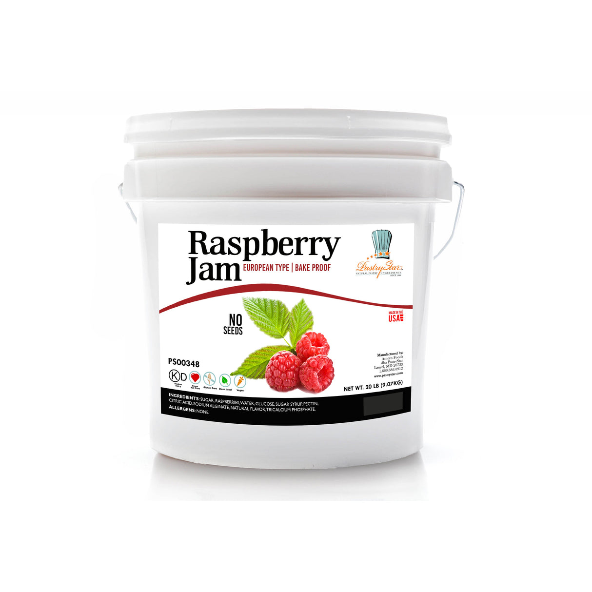 Jam, Bakery, Raspberry,1 - 20 POUND
