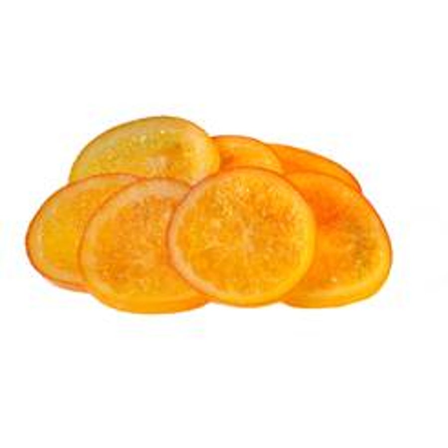 Topping, Orange, Candied, Sliced,1 - 2 POUND