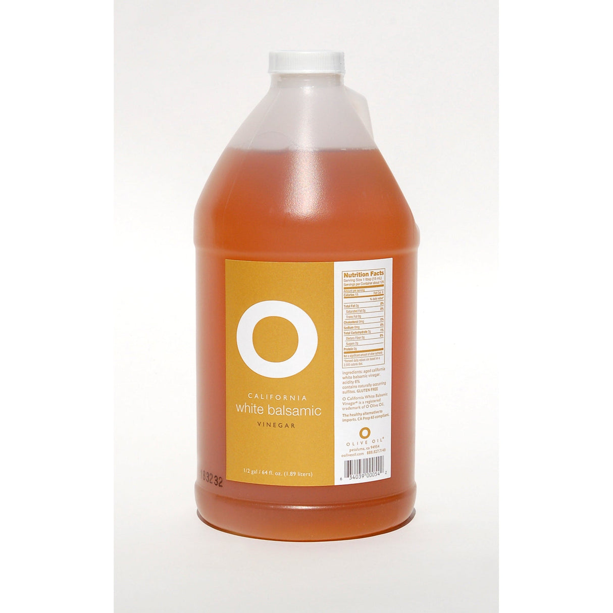 Vinegar, Balsamic, White,2 - 0.5 GALLON