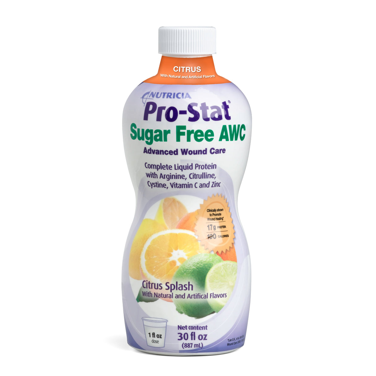 Supplement, Protein Drink, Sugar-Free, Citrus Splash, Single-Serve, Shelf-Stable,4 - 30 OUNCE