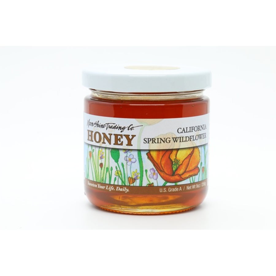 Honey, California Spring Wildflower, Light Amber,12 - 9 OUNCE