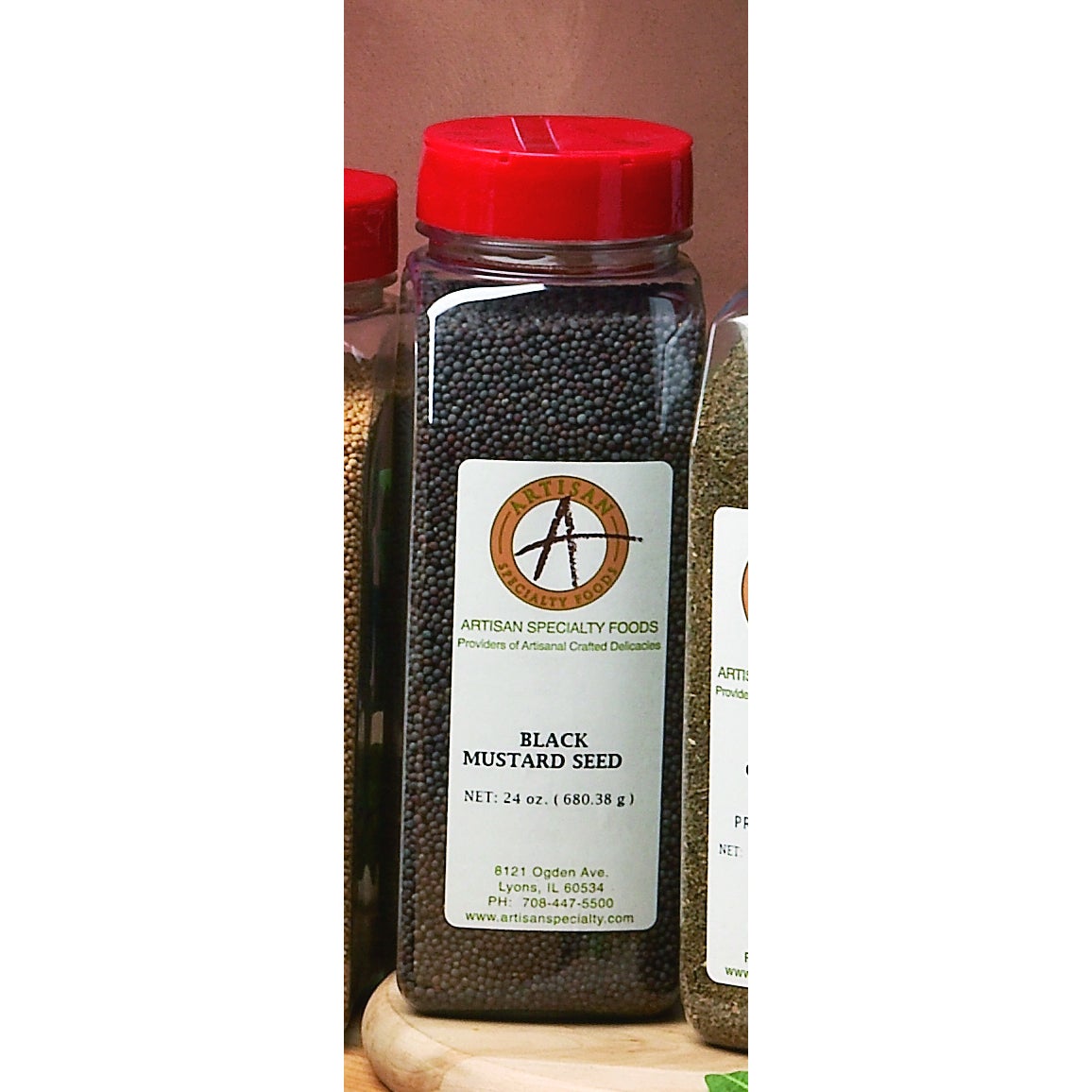 Spice, Mustard Seed, Whole, Black,1 - 24 OUNCE