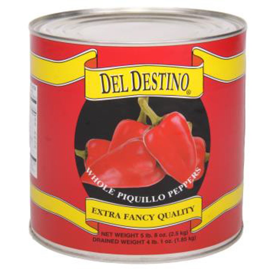 Peppers, Piquillo, Red, Roasted,6 - 5.5 POUND
