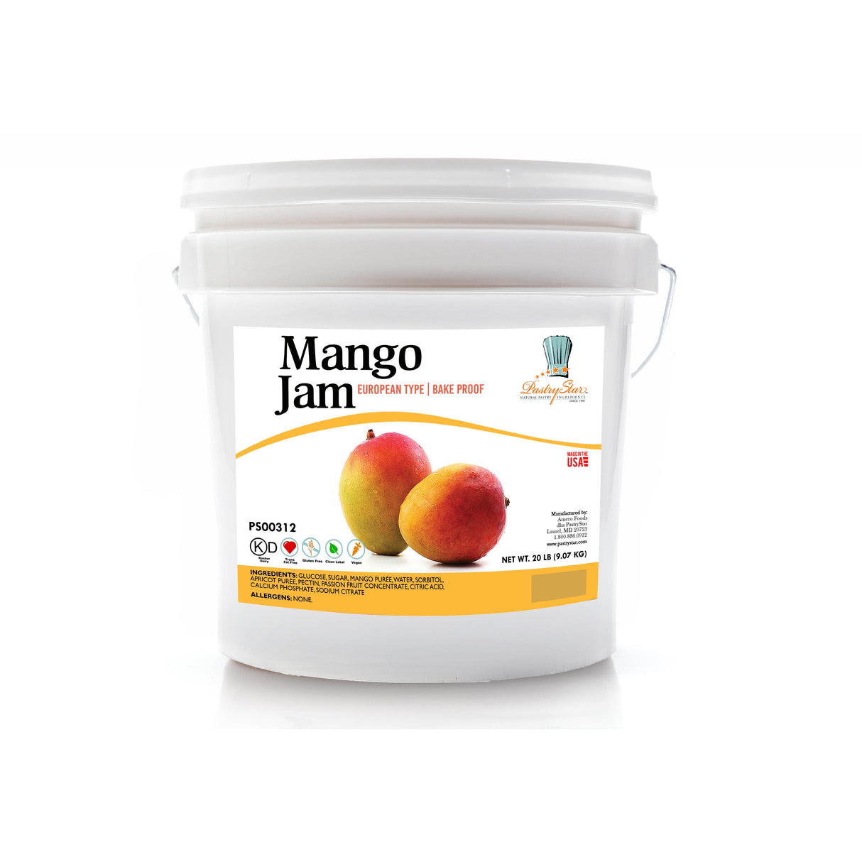 Jam, Bakery, Mango,1 - 20 POUND