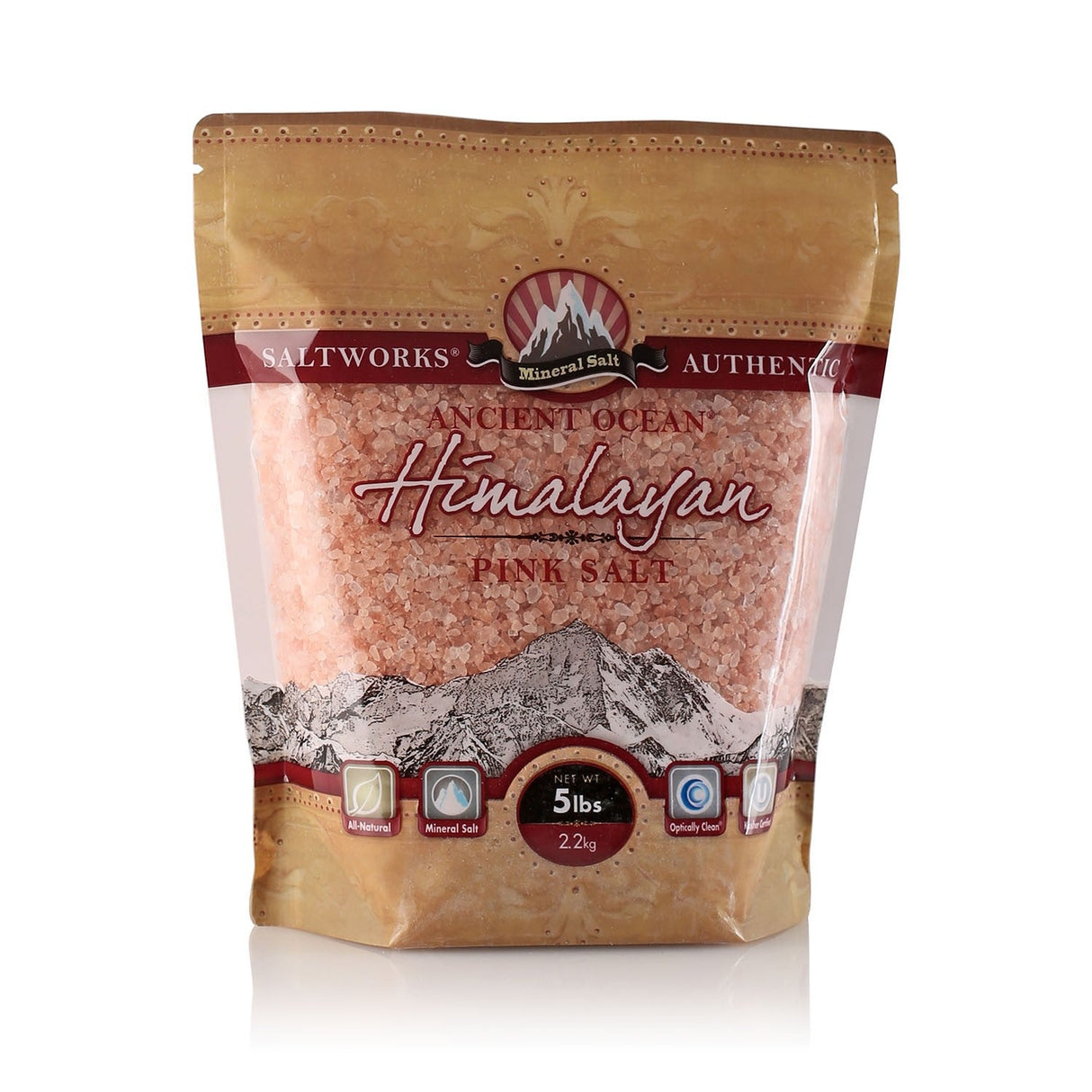 Salt, Himalayan, Coarse, Pink,1 - 5 POUND