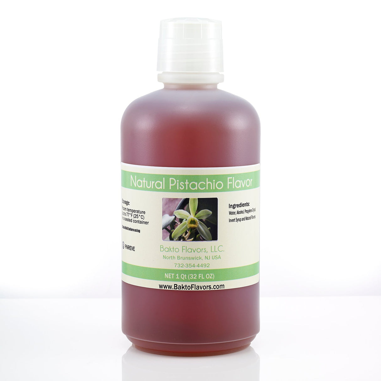 Flavoring, Pistachio, Natural,1 - 1 QUART