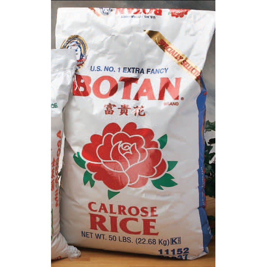 Rice, Sushi, Botan, White,1 - 50 POUND