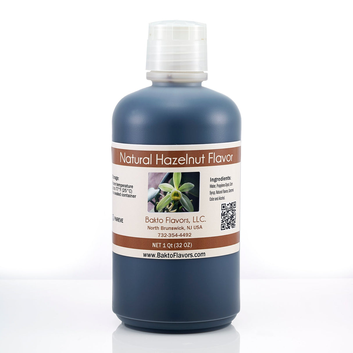 Flavoring, Hazelnut, Natural,1 - 1 QUART