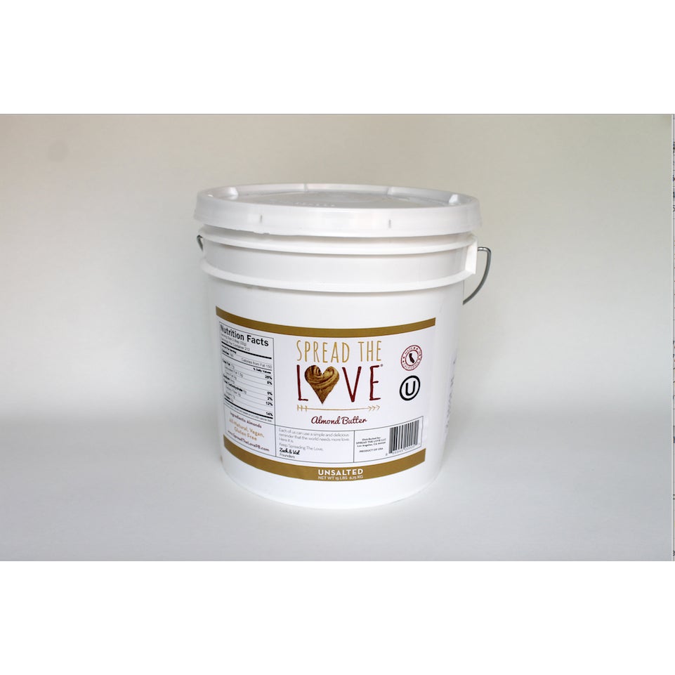 Almond Butter, Creamy, Retail Plastic,1 - 15 POUND