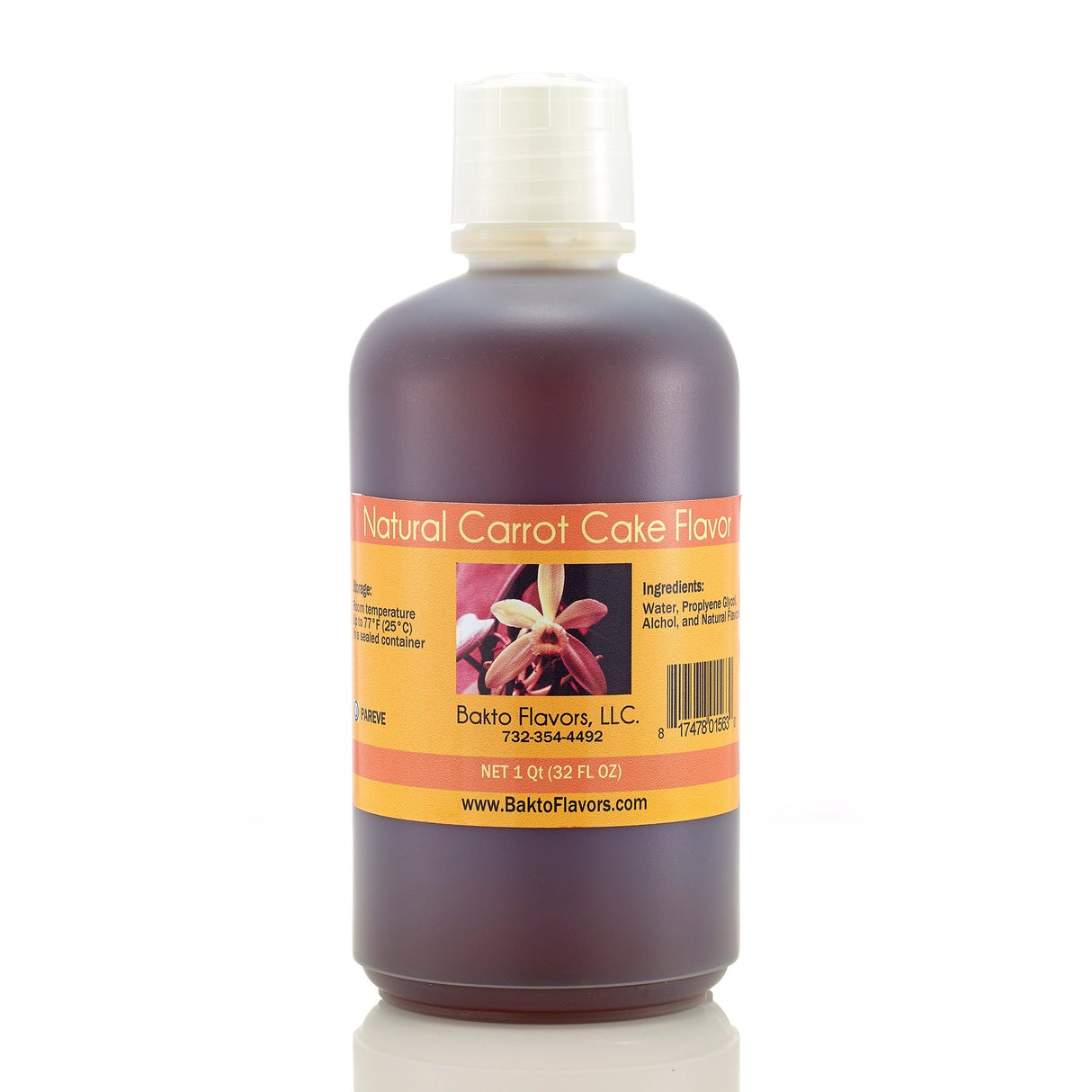 Flavoring, Carrot Cake, Natural,1 - 32 OUNCE