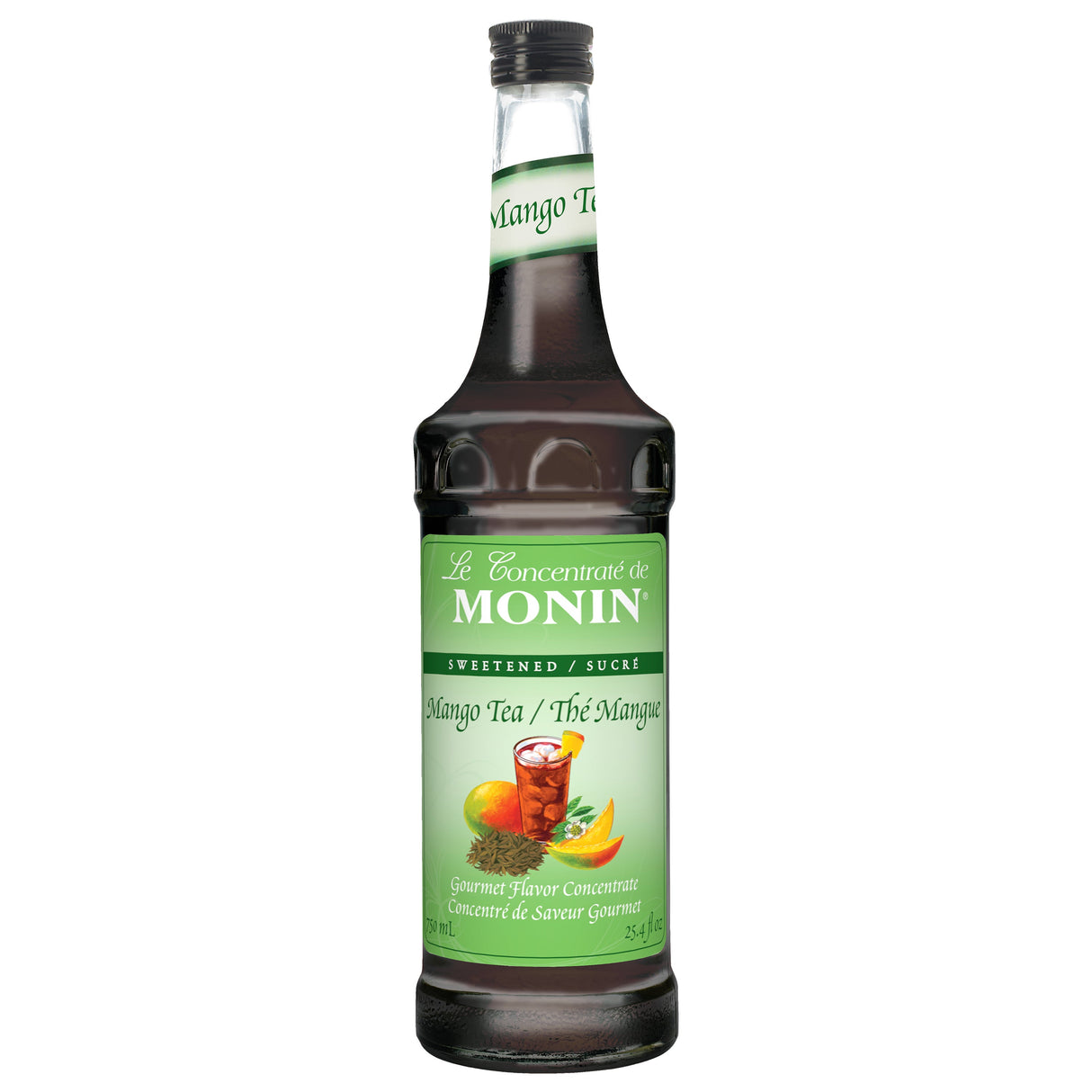 Beverage Syrup, Mango Tea, Glass,12 - 750 ML