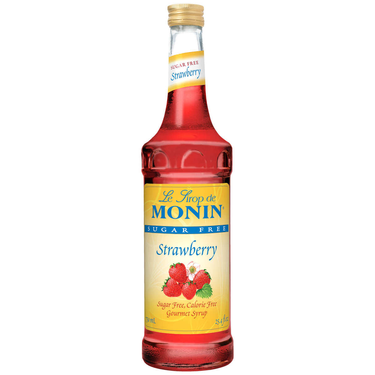 Strawberry, Sugar-Free, Beverage Syrup, Glass,12 - 750 ML