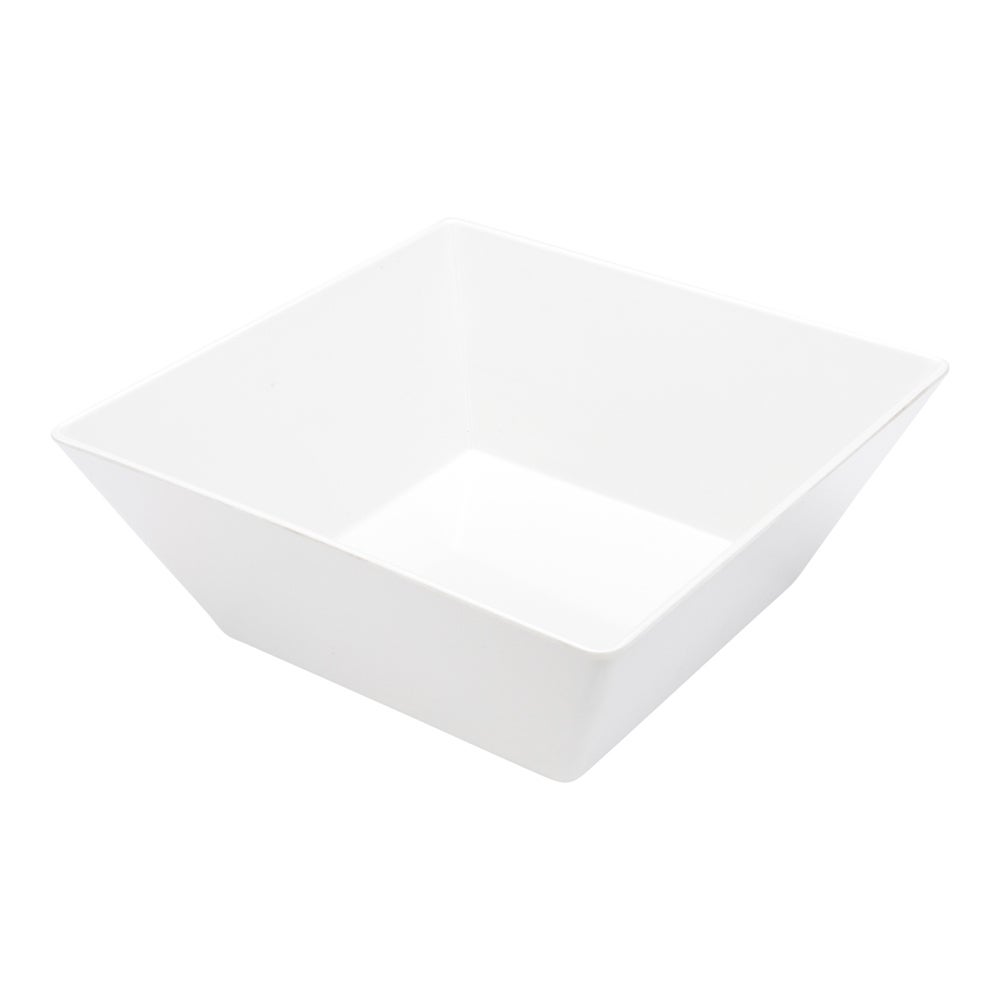 Bowls, Serving, Voga Classic Melamine, 180 Ounce, 11.75 x 11.75 x 4.5 Inch, White, Square, 180 Ounce,1 - 2 COUNT