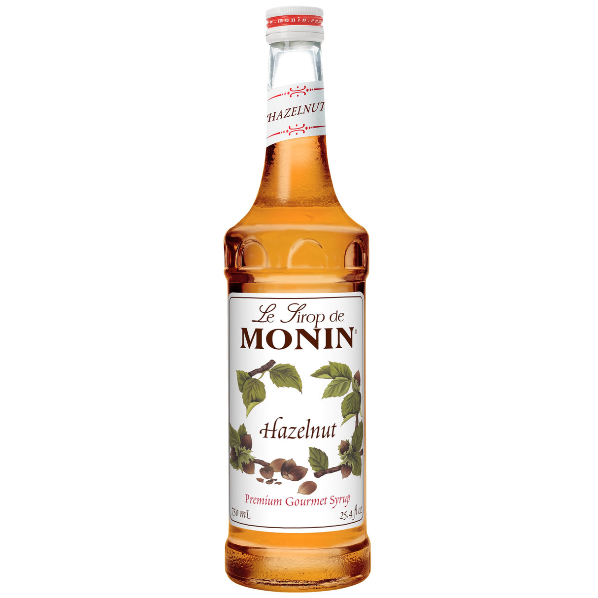 Beverage Syrup, Hazelnut, Glass,12 - 750 ML